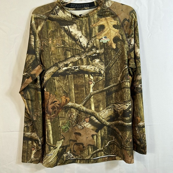 Mossy Oak | Shirts | Mossy Oak Starter Shirt Size Large New Mesh Sides Camo Print | Poshmark